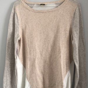 Beige Multi Colour Sweater